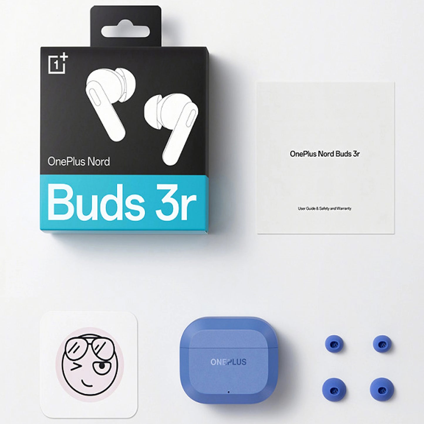 Handsfree Bluetooth OnePlus Nord Buds 3R, TWS, MultiPoint, Μπλε