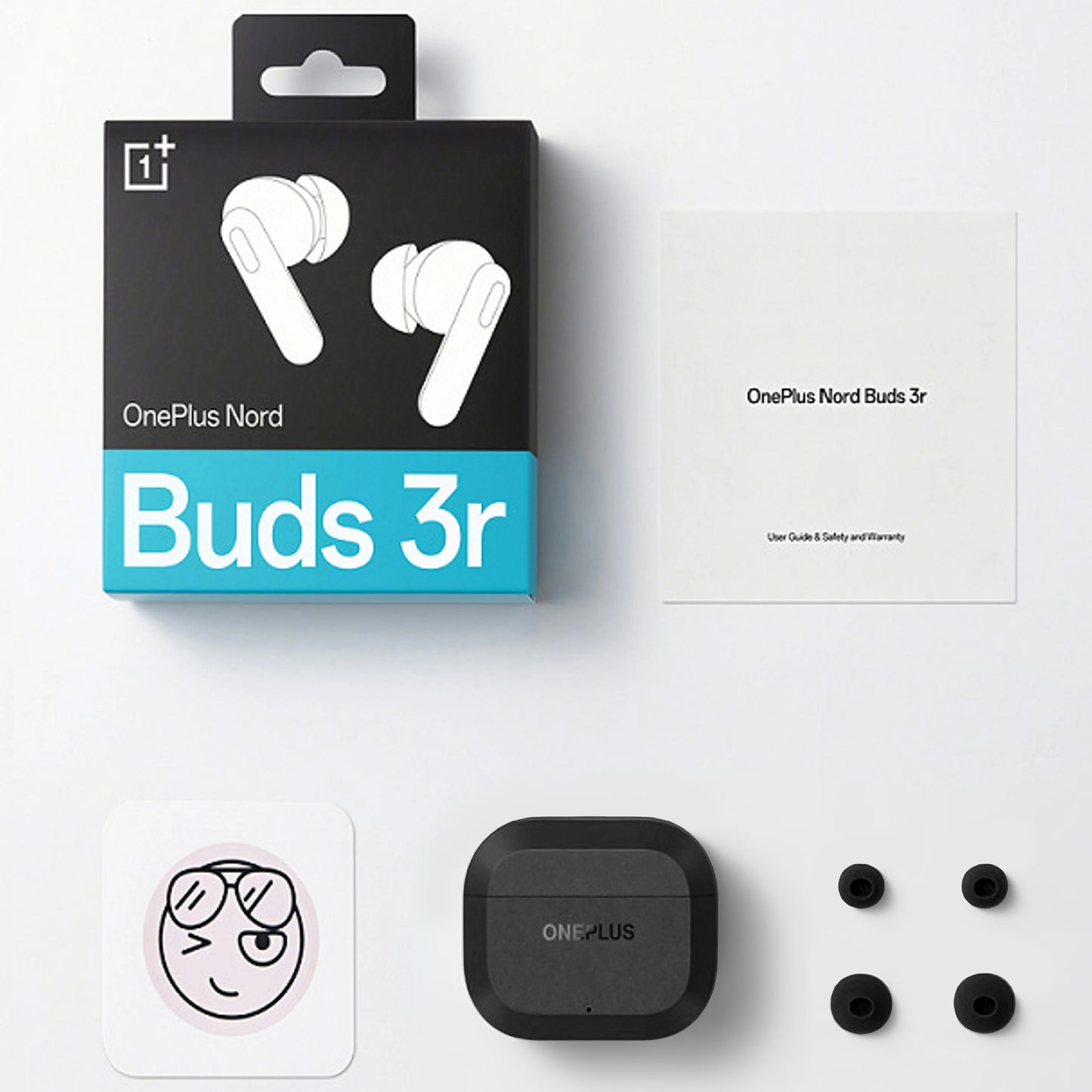 Handsfree Bluetooth OnePlus Nord Buds 3R, TWS, MultiPoint, Μαύρο