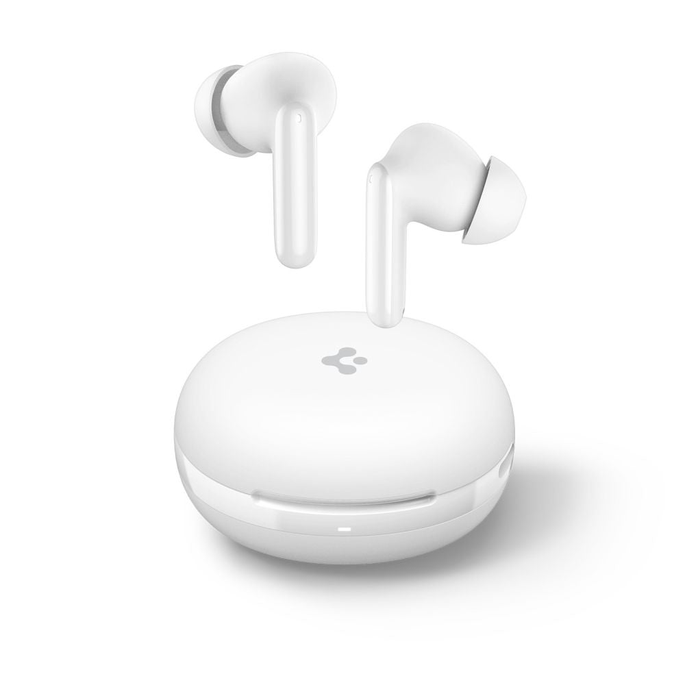 Handsfree Bluetooth Spigen SA2400, TWS, ANC, Λευκό