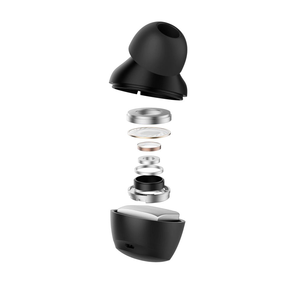 Handsfree Bluetooth Spigen SA2401, TWS, ANC, Μαύρο ASD07887
