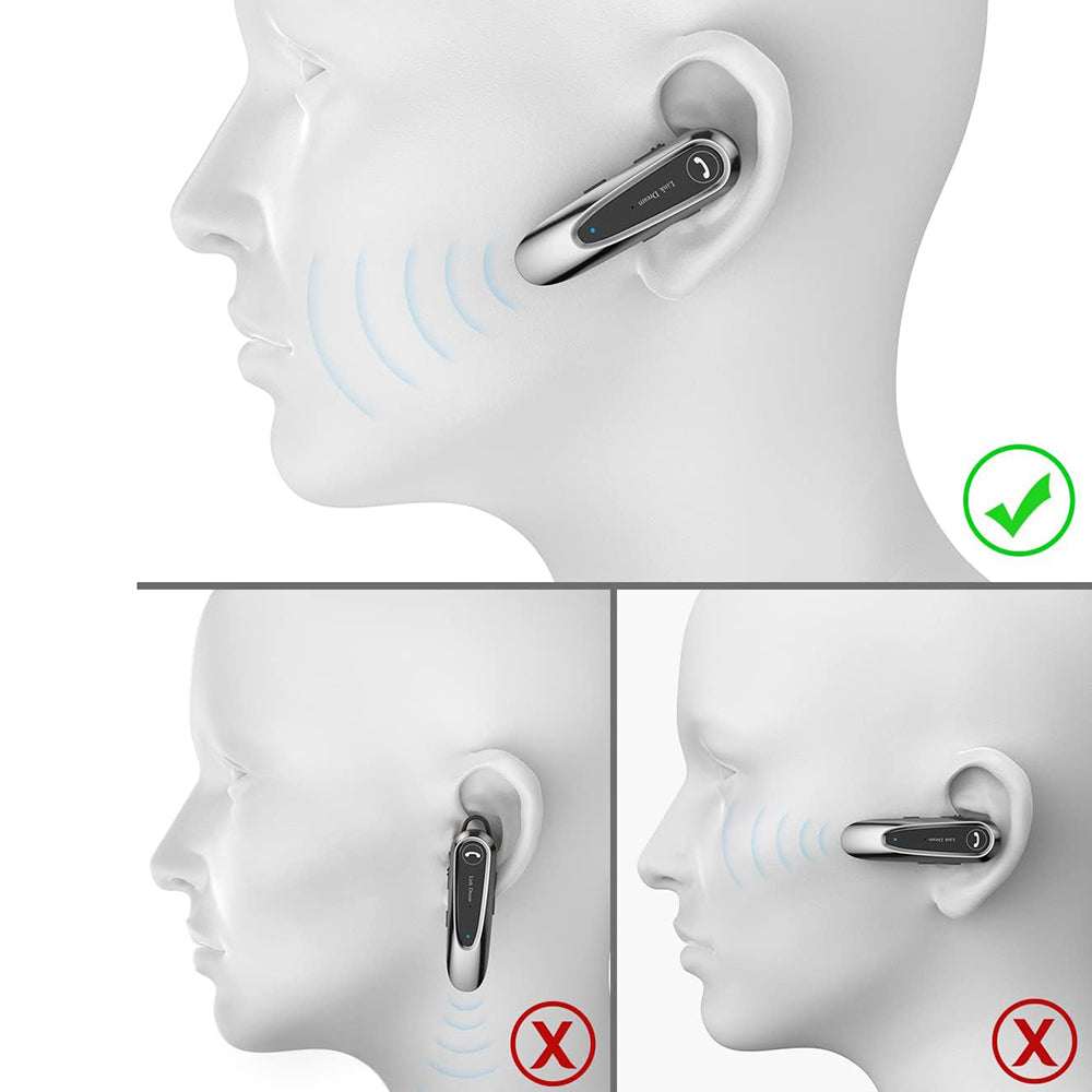 Handsfree Bluetooth Techsuit CB2 AirTalk, A2DP, Μαύρο