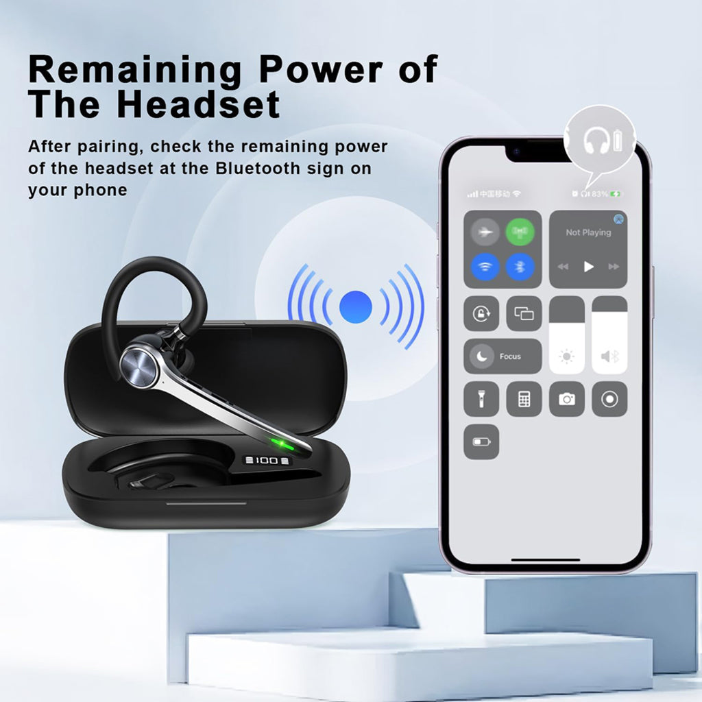 Ασύρματο Bluetooth Handsfree Techsuit NeXound G7, MultiPoint, A2DP, Μαύρο
