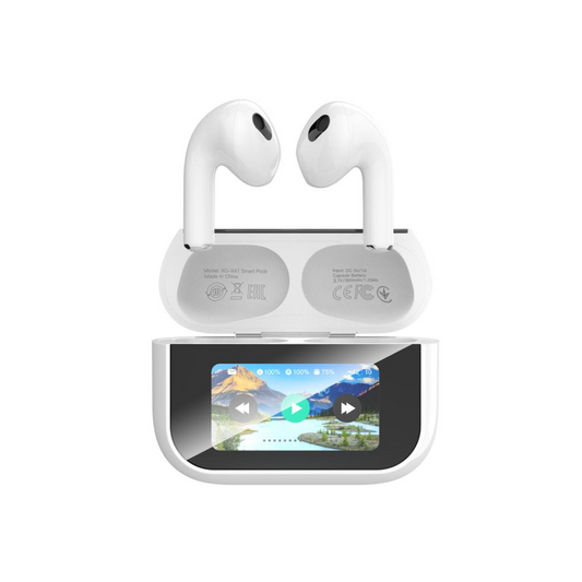 Ασύρματο ακουστικό Bluetooth XO Design X47 4ης γενιάς, TWS, Λευκό