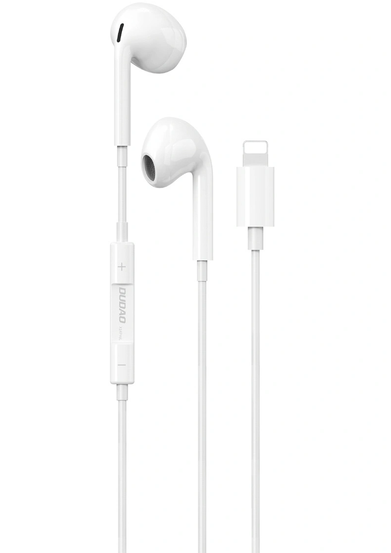 Ακουστικά Handsfree Lightning Dudao X14PROL-W1, Λευκό