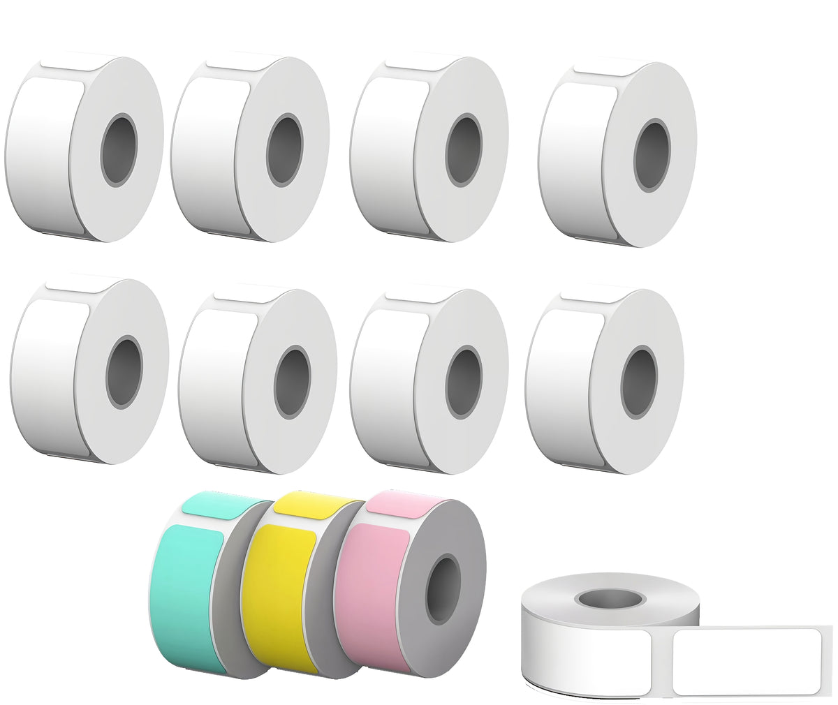 Roll of Self-Adhesive Labels for Kodak Label Era Printer, Set of 12 pieces