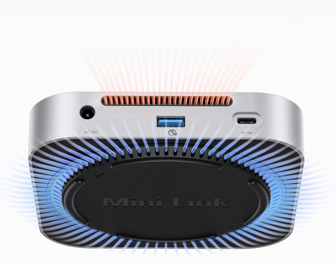 Orico MiniLink M49P Multifunctional Hub for Apple Mac Mini M4 / Mini M4 Pro, 9in1, Silver