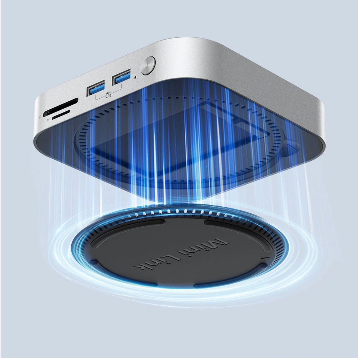 Orico MiniLink M49P Multifunctional Hub for Apple Mac Mini M4 / Mini M4 Pro, 9in1, Silver