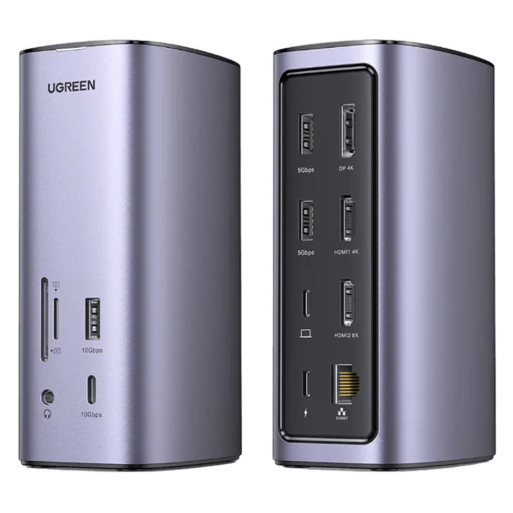 Hub Πολυλειτουργικό UGREEN Pro CM555, 13σε1, Γκρι