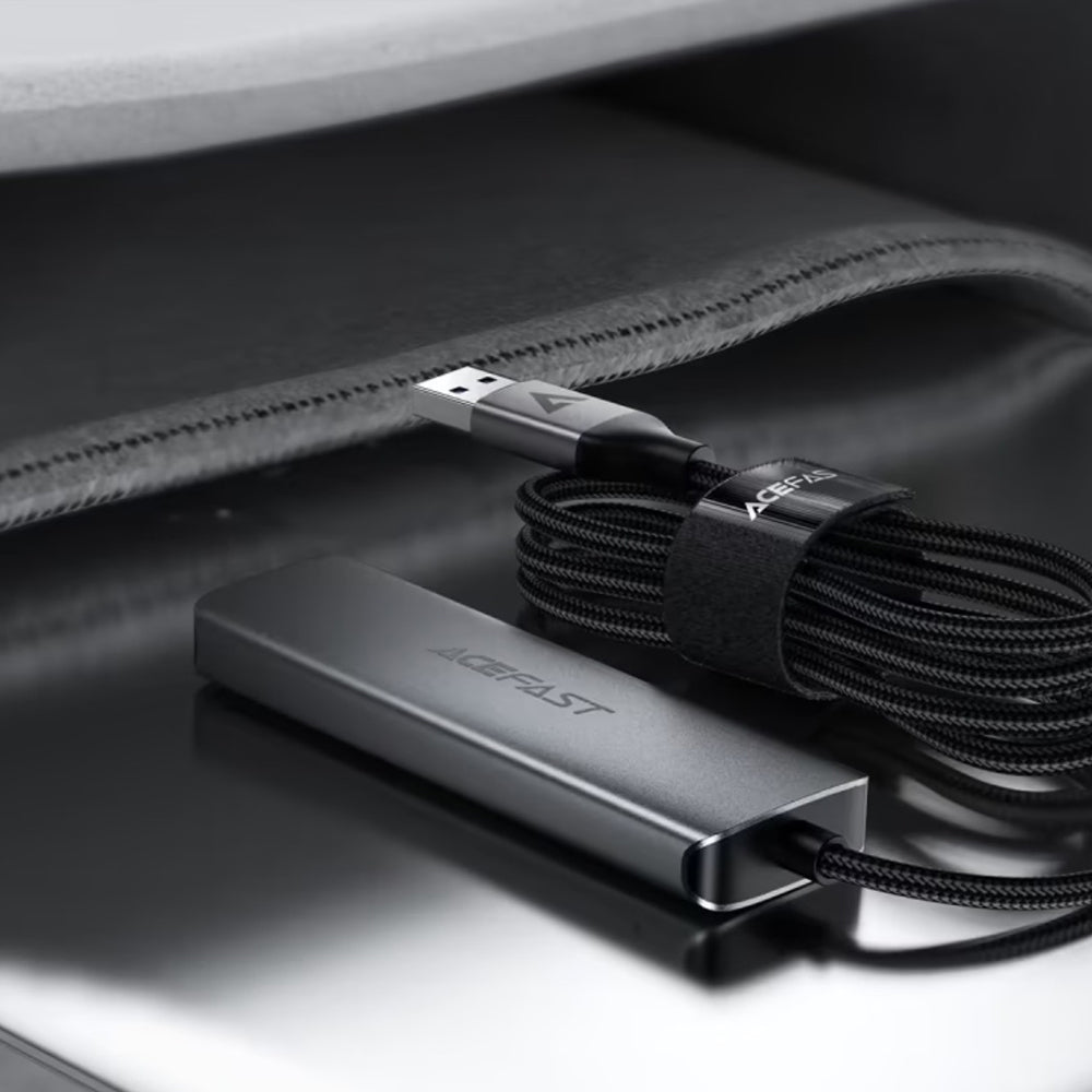 Hub USB Acefast J17, 4σε1, Γκρι