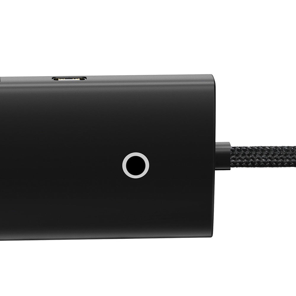 Hub USB Baseus Lite, 4 x USB-A 3.0 - 1 x USB-C, 1m, Μαύρο WKQX030101