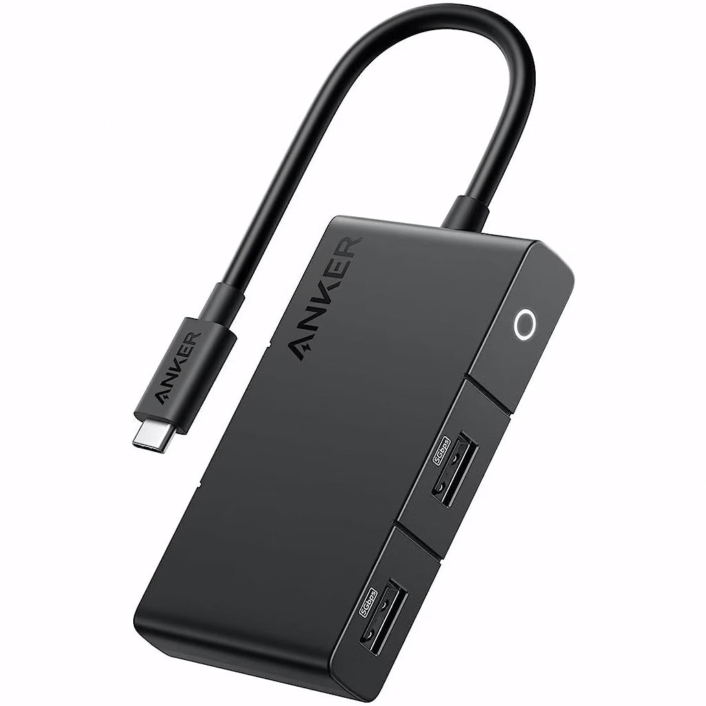 Hub USB-C Anker 332, 2 x USB-A - 2 x USB-C - 1 x HDMI, Μαύρο A8356G11