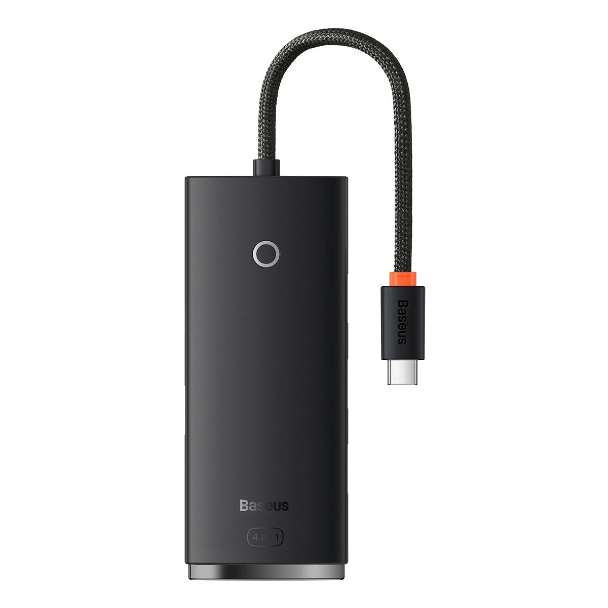 Hub USB-C Baseus Lite, 4 x USB-A 3.0 - 1 x USB-C, 0.25m, Μαύρο WKQX030301