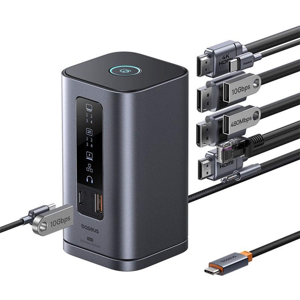 Baseus SpaceMate Multifunctional Hub, 11in1, Gray B00568101813-00