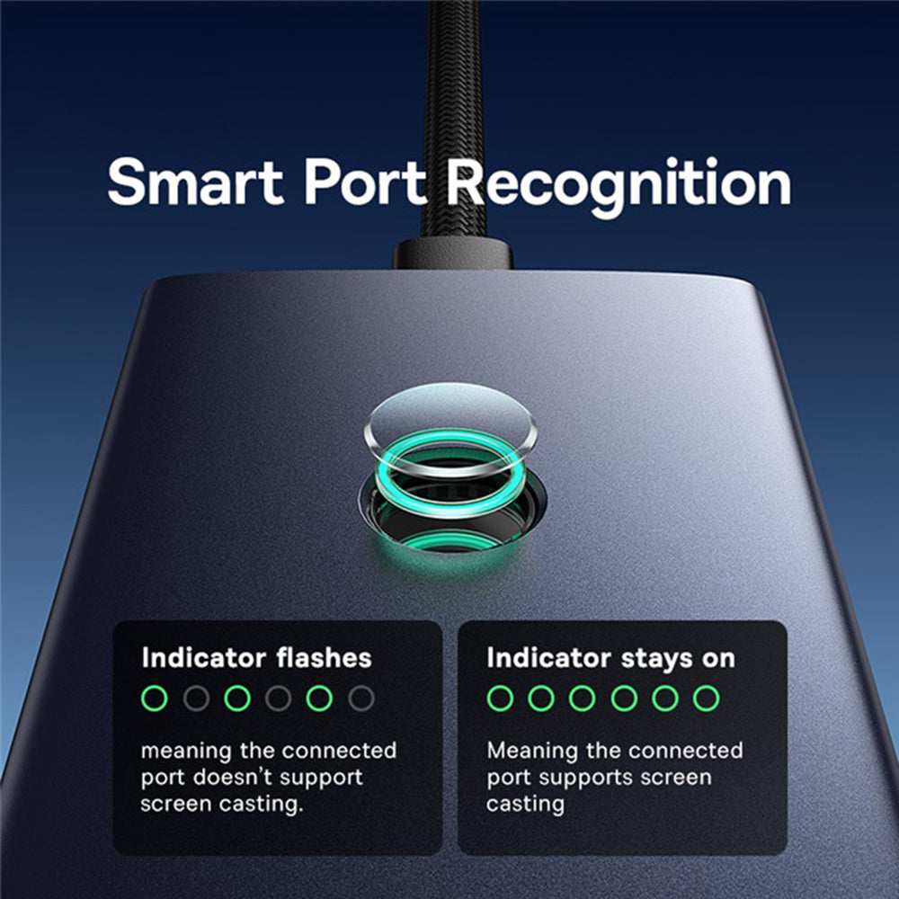 Hub USB-C Baseus UltraJoy, 4 x USB-A 3.0 - 1 x USB-C - 1 x HDMI - 1 x VGA, Γκρι B00052803811-01