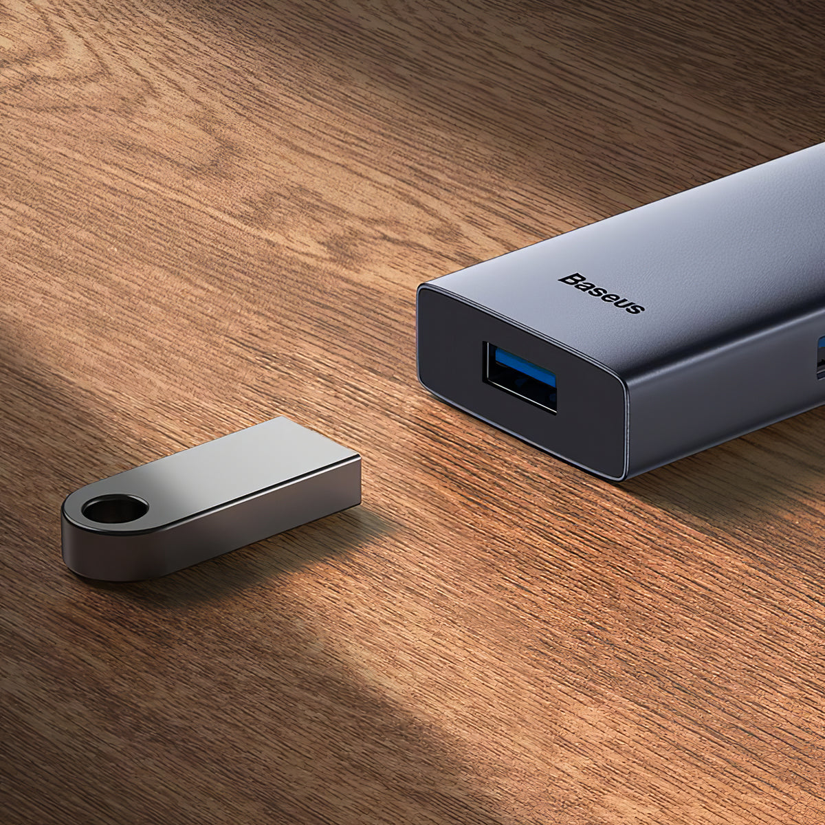 Hub USB-C Baseus UltraJoy, 4 x USB-A 3.0 - 1 x HDMI, Γκρι B00052809813-00