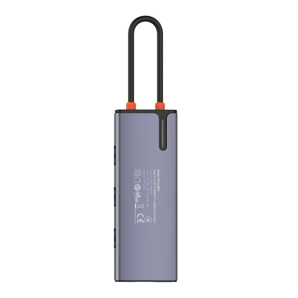 Hub USB-C ColorWay CW-HUB03, 6in1, Ασημί