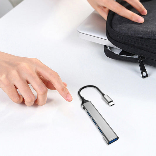 Dudao A16T USB-C Hub, 3 x USB-A - 1 x USB-A 3.0, Μαύρο