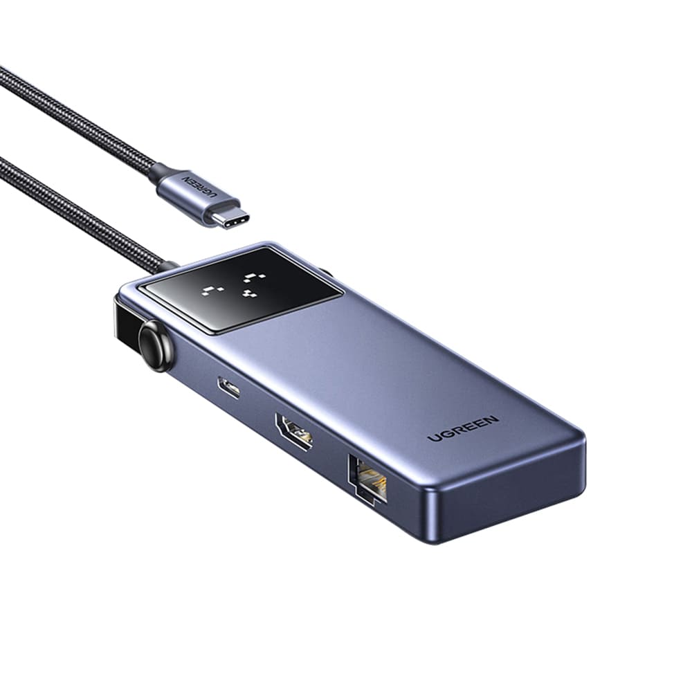 UGREEN CM888 (45155) Uno USB-C Hub, 6in1, Gray