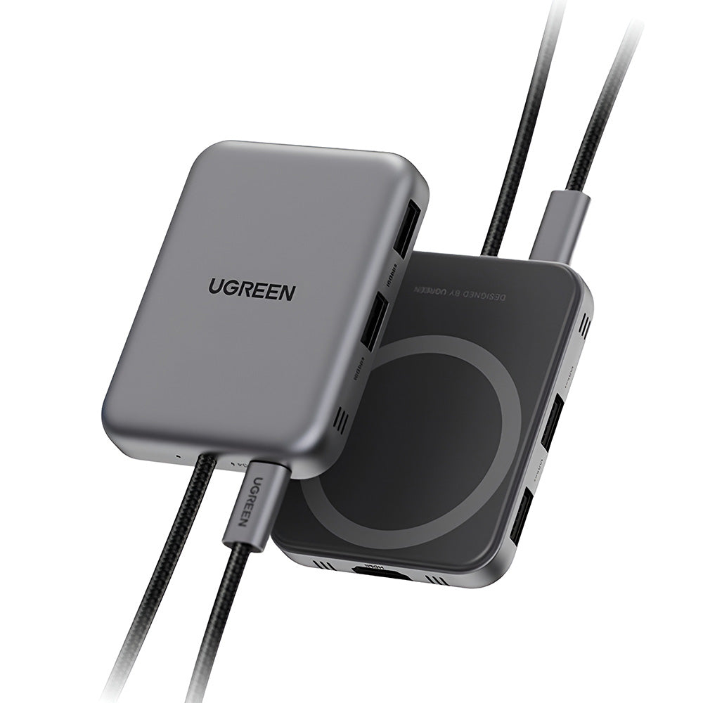 Hub USB-C UGREEN CM896 (65759), 7in1, Γκρι