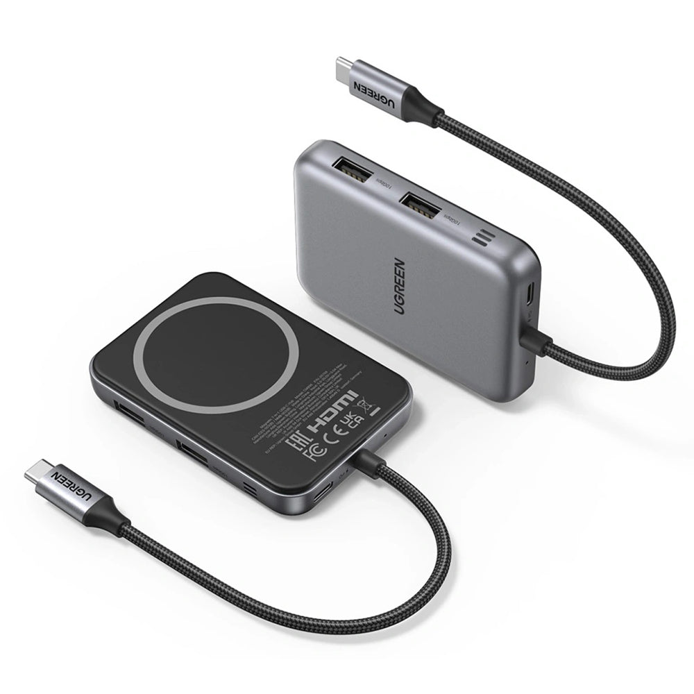 Hub USB-C UGREEN CM896 (65759), 7in1, Γκρι
