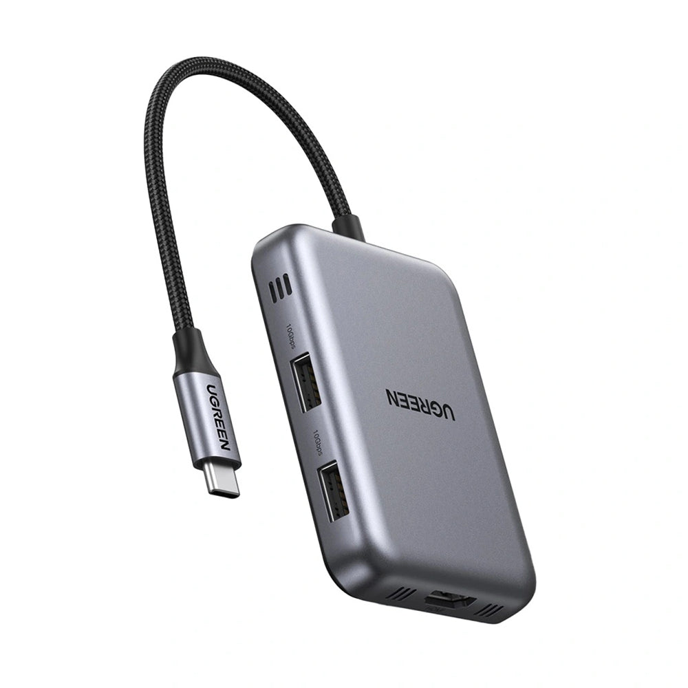 Hub USB-C UGREEN CM896 (65759), 7in1, Γκρι