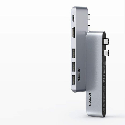 USB-C Hub UGREEN για Apple MacBook Pro / Air Series, 3 x USB-A 3.0 - 1 x USB-C - 1 x HDMI, Γκρι
