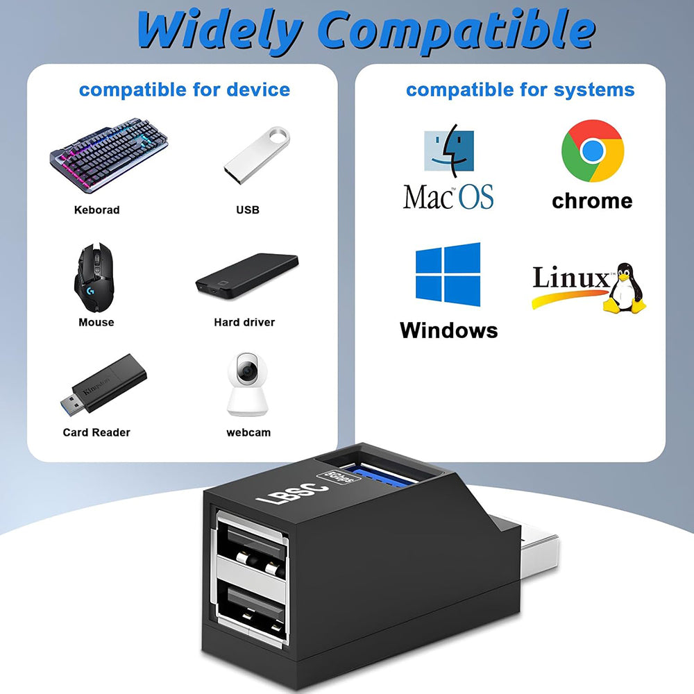 Hub USB Techsuit H11 EchoLink, 3σε1, Μαύρο
