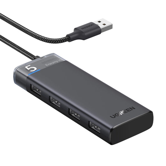 USB Hub UGREEN CM653, 4 x USB-A 3.0, Μαύρο