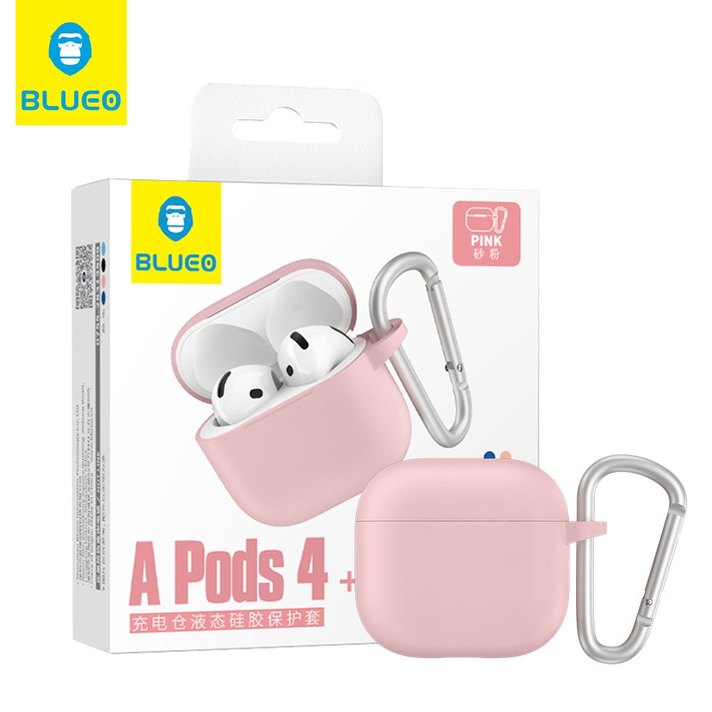 Θήκη Blueo Liquid για Apple AirPods 4, Ροζ