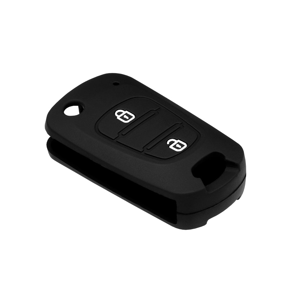 Θήκη Κλειδιών Αυτοκινήτου Techsuit 2003.04 για Hyundai Elantra / Kia Picanto, Μαύρη