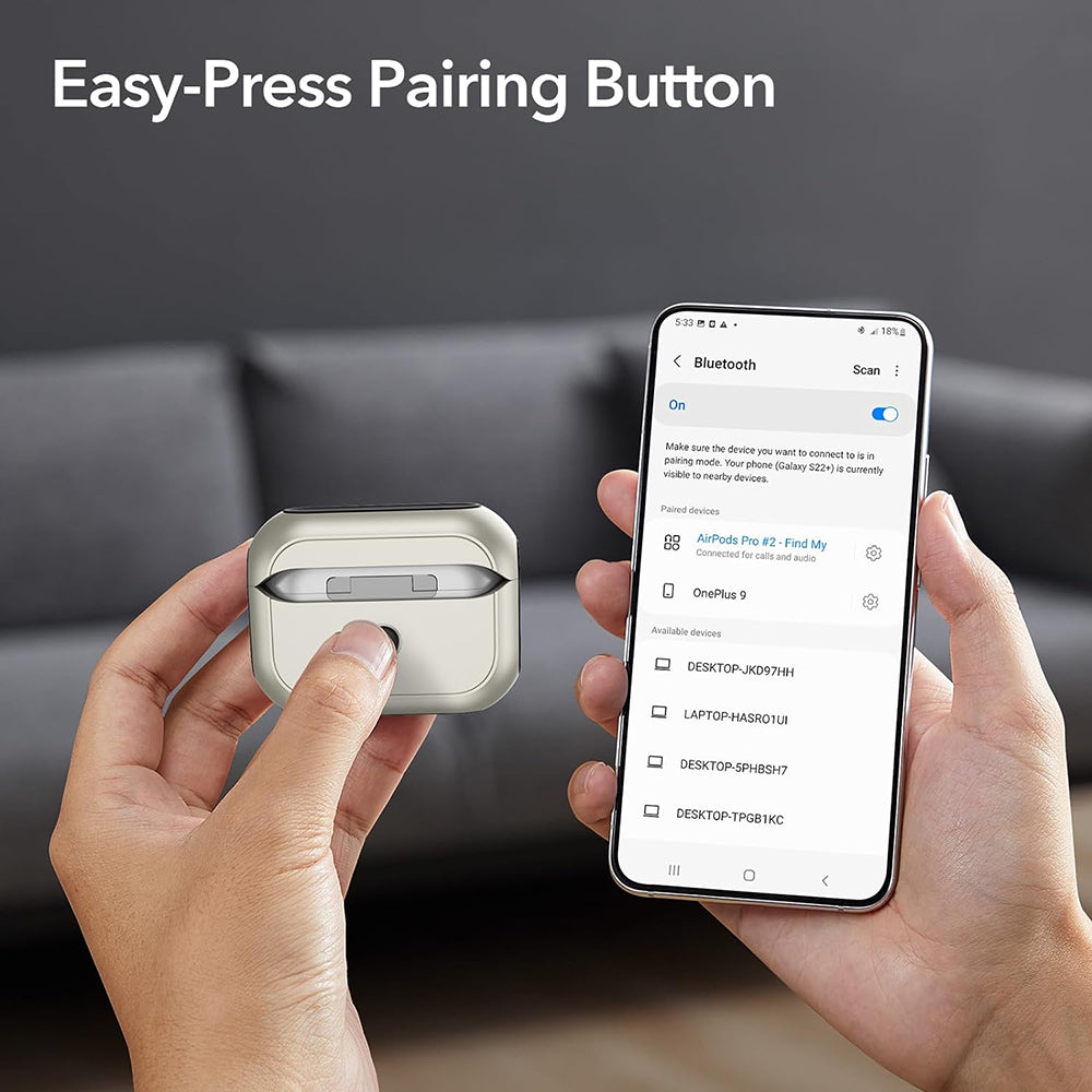 Θήκη ESR Orbit Hybrid για Apple AirPods 4, Λευκή