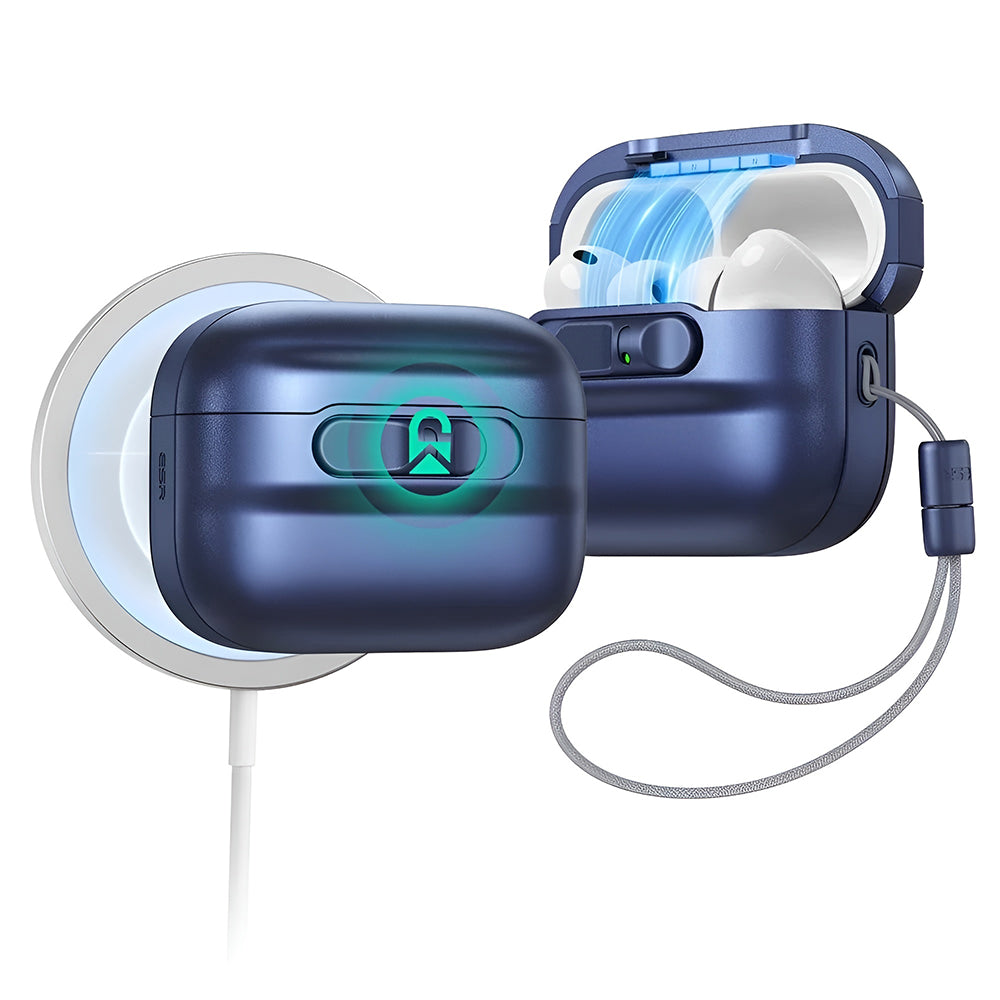 Θήκη ESR Pulse Magnetic FlickLock για Apple AirPods Pro 3, Μπλε Ναυτικό