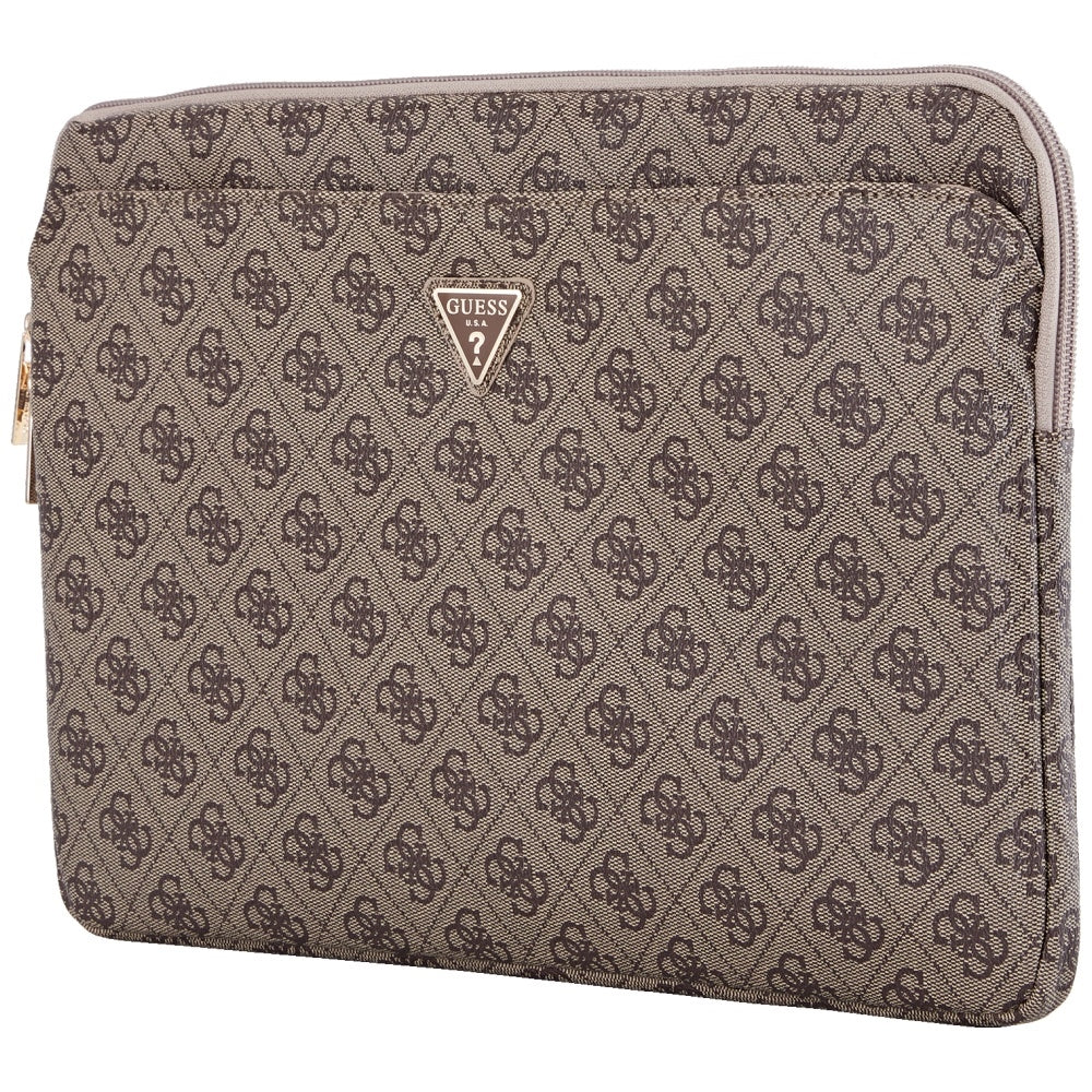 Θήκη Guess 4G Triangle Logo για Laptop 14inch, Καφέ