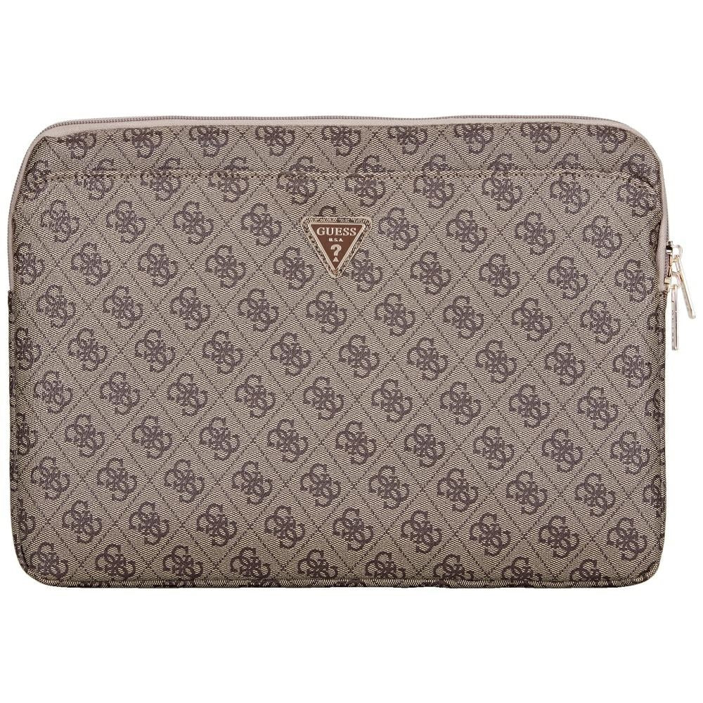 Θήκη Guess 4G Triangle Logo για Laptop 14inch, Καφέ