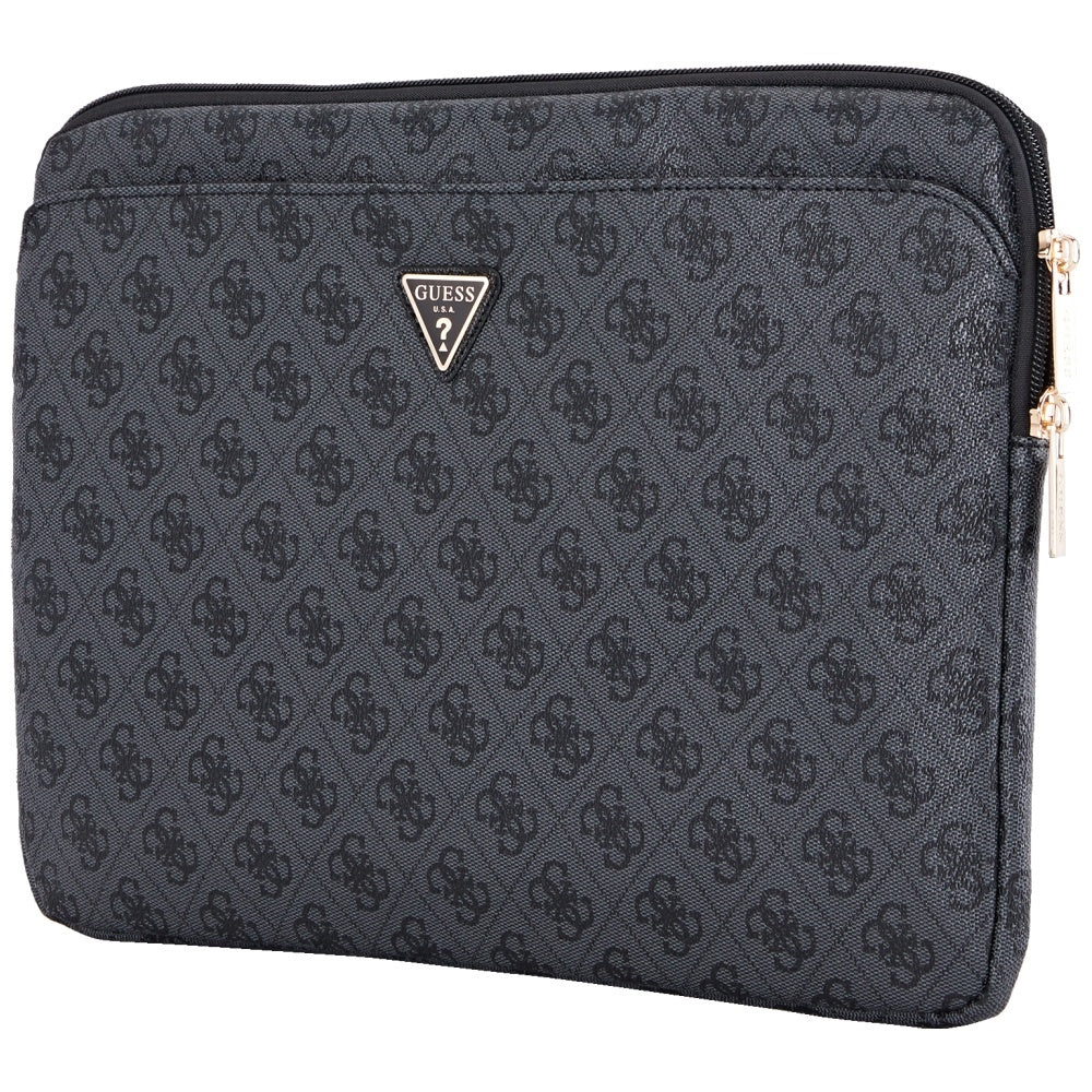 Θήκη Guess 4G Triangle Logo για Laptop 14inch, Μαύρη