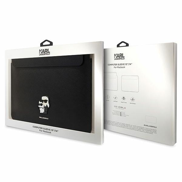 Θήκη Karl Lagerfeld Saffiano για Laptop 14inch, Μαύρη