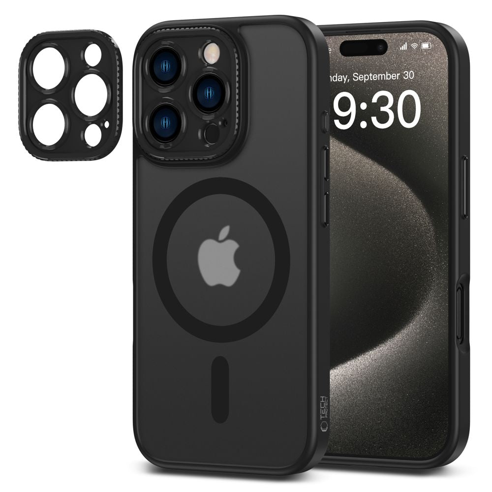 Θήκη MagSafe για Apple iPhone 16 Pro Max, Tech-Protect, Magcam, Μαύρο