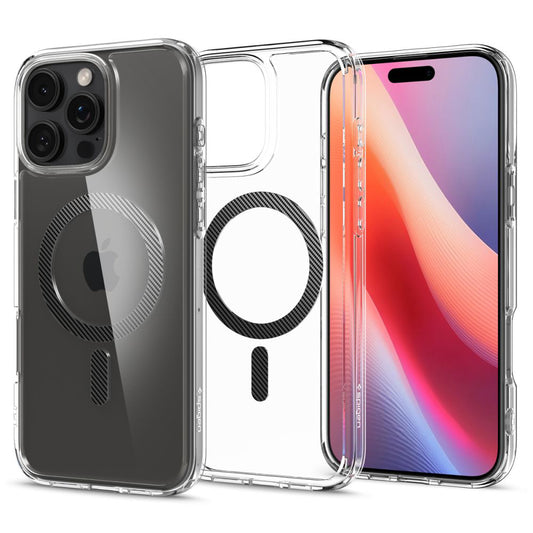 Θήκη MagSafe για Apple iPhone 16 Pro, Spigen, Ultra Hybrid, γκρι ACS08131