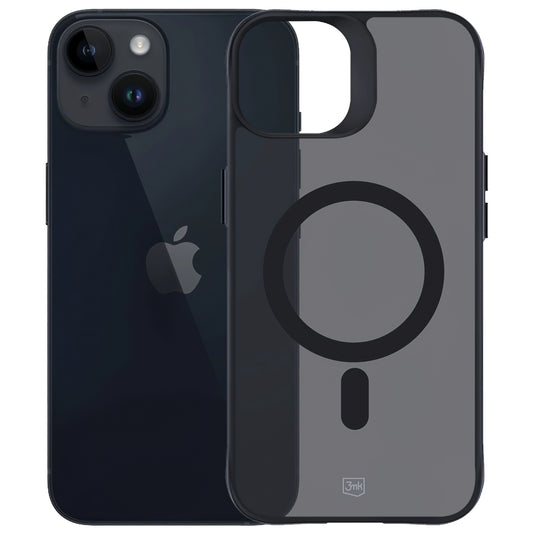 Θήκη MagSafe για Apple iPhone 15, 3MK, Smoke MagCase, Μαύρη