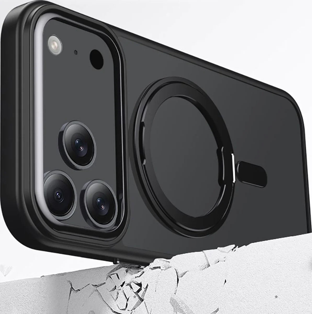 Θήκη MagSafe για Apple iPhone 17 Pro Max, Tech-Protect, MagRing, Μαύρη