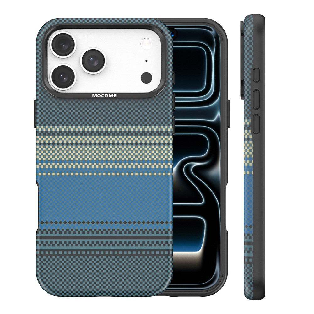 Θήκη MagSafe για Apple iPhone 17 Pro Max, OEM, Gradient Rainbow, Μπλε Σκούρο