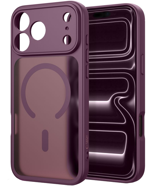 Θήκη MagSafe για Apple iPhone 18 Pro / 17 Pro, Tech-Protect, BasicMag, Βυσσινί Ματ