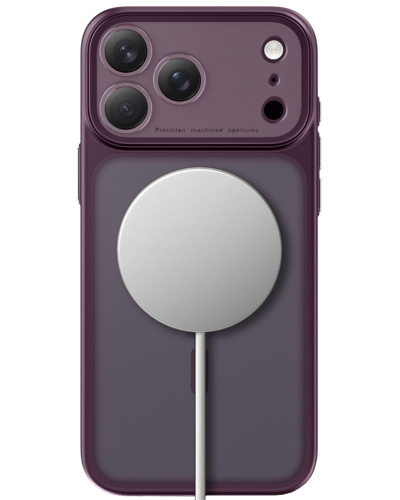 Θήκη MagSafe για Apple iPhone 18 Pro / 17 Pro, Tech-Protect, MagPrime CC, Βυσσινί Ματ
