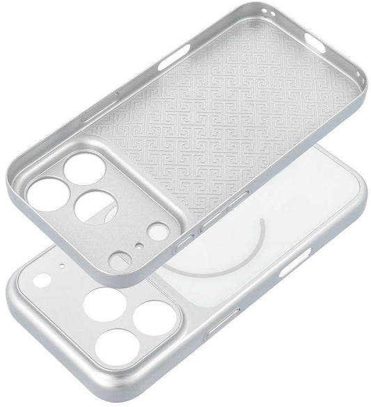 Θήκη MagSafe για Apple iPhone 18 Pro / 17 Pro, OEM, Make 18, Ασημί