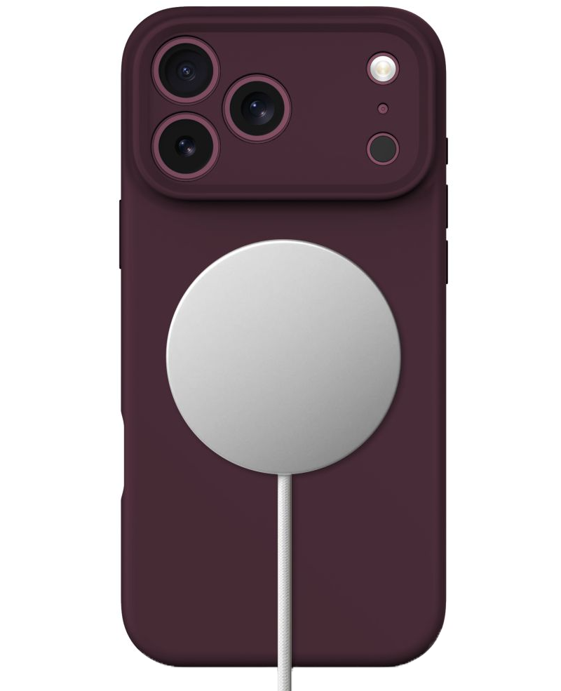 Θήκη MagSafe για Apple iPhone 18 Pro / 17 Pro, Tech-Protect, σιλικόνη, μπορντό