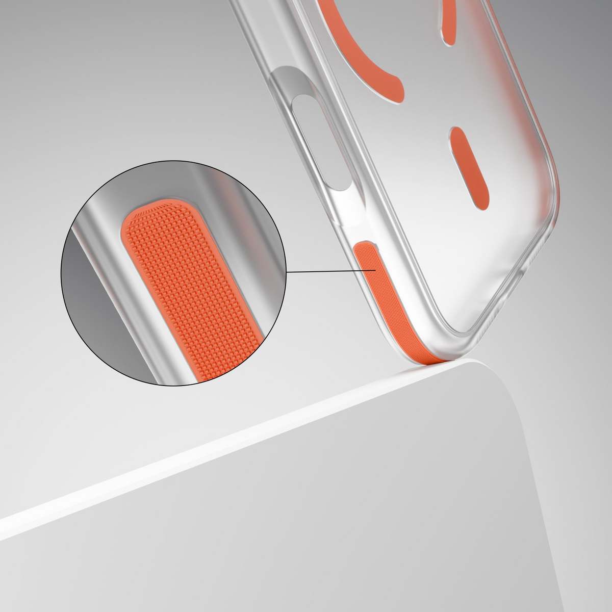 Θήκη MagSafe για Apple iPhone 18 Pro / 17 Pro, Etteri, Icy Mag, Πορτοκαλί
