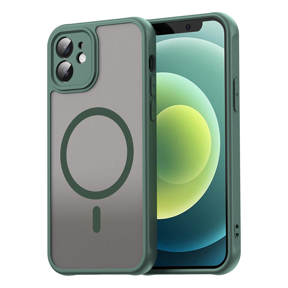 Θήκη MagSafe για Apple iPhone 12, Techsuit, HaloFrost II, Πράσινο
