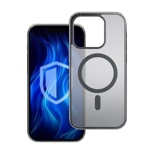 Θήκη MagSafe για Apple iPhone 13 Pro Max, 3MK, Frosty MagCase, Μαύρη Σατινέ