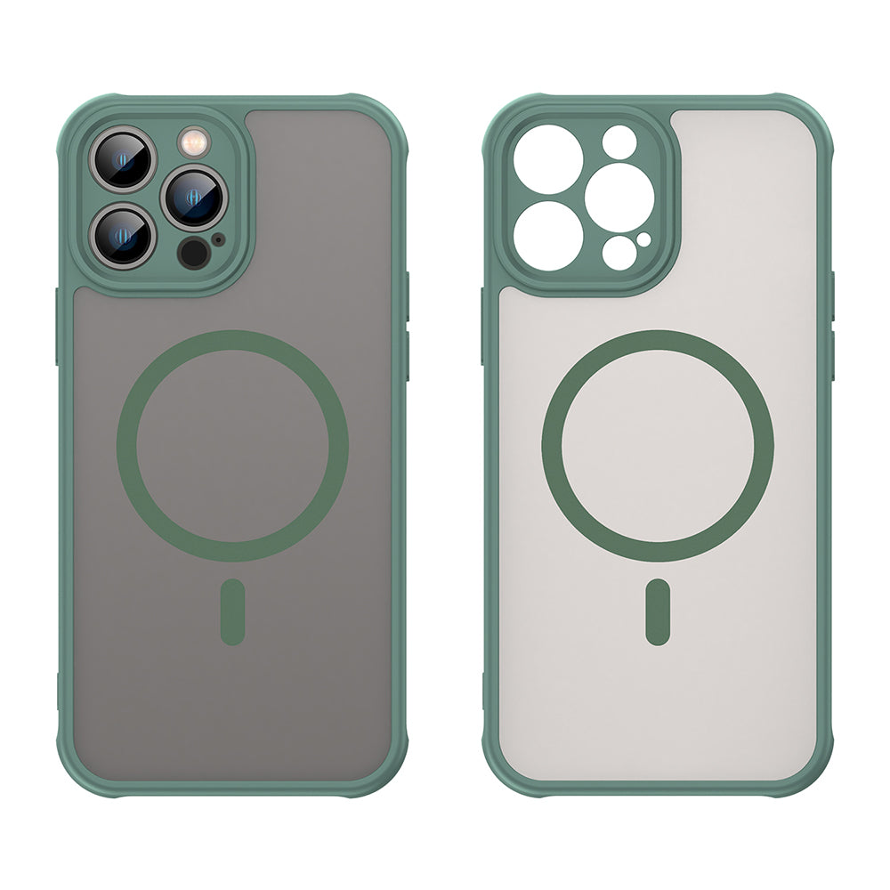 Θήκη MagSafe για Apple iPhone 13 Pro Max, Techsuit, HaloFrost II, Πράσινο