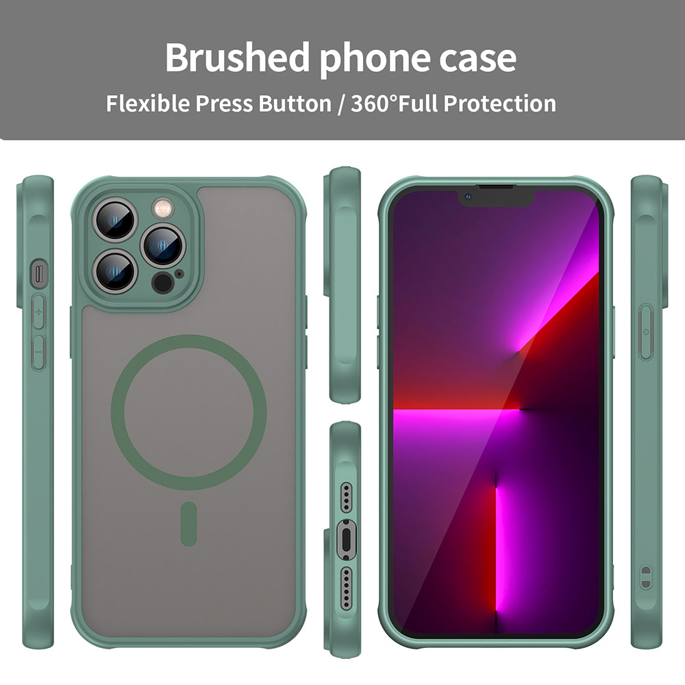 Θήκη MagSafe για Apple iPhone 13 Pro, Techsuit, HaloFrost II, Πράσινο